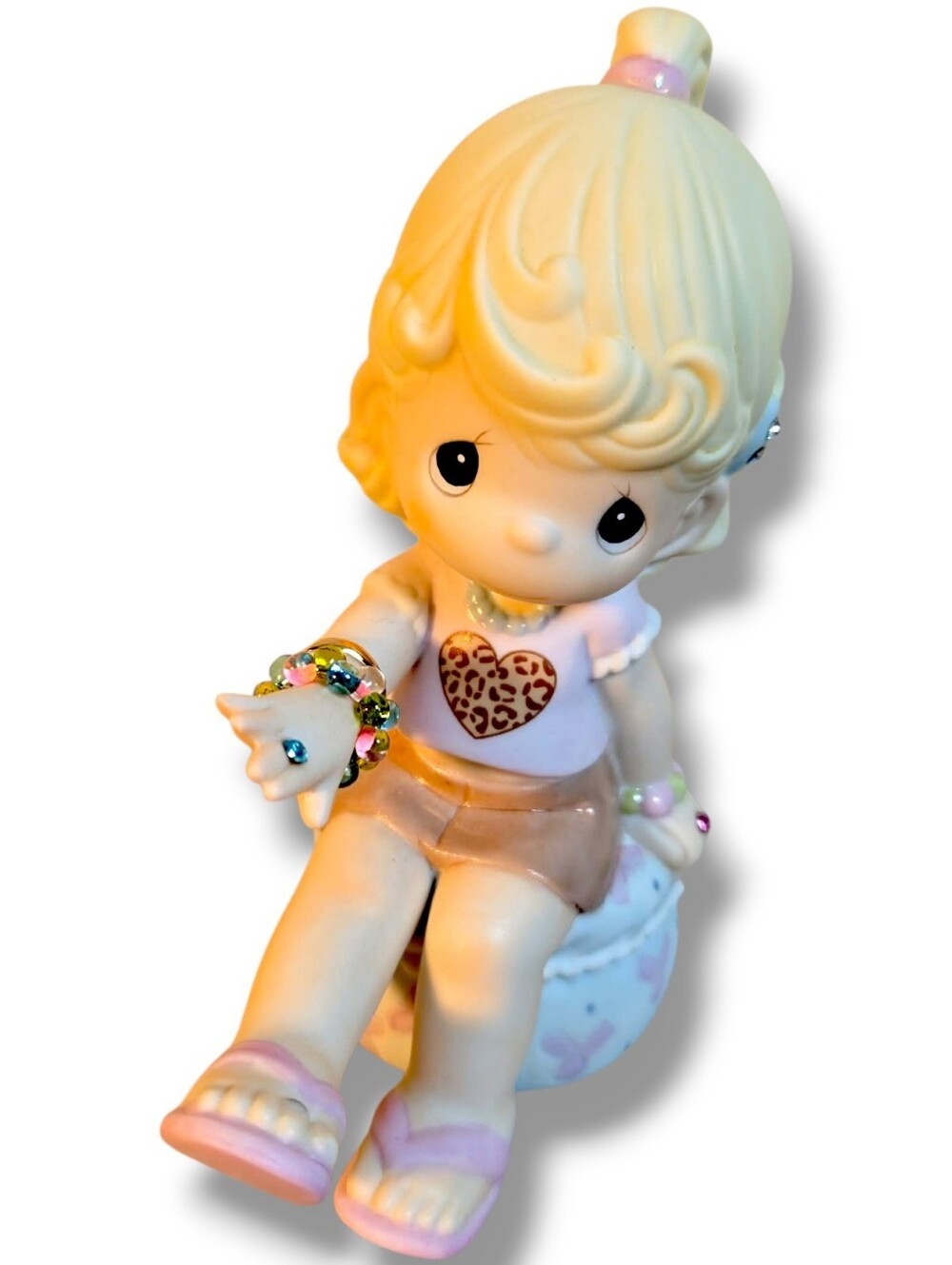 Precious Moments Enesco Figurine 112882 You're a Gem of a Friend 2002 Porcelain